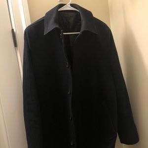 J Crew Ludlow Topcoat in Deep Navy